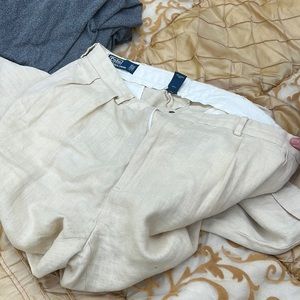 Men’s polo linen pants